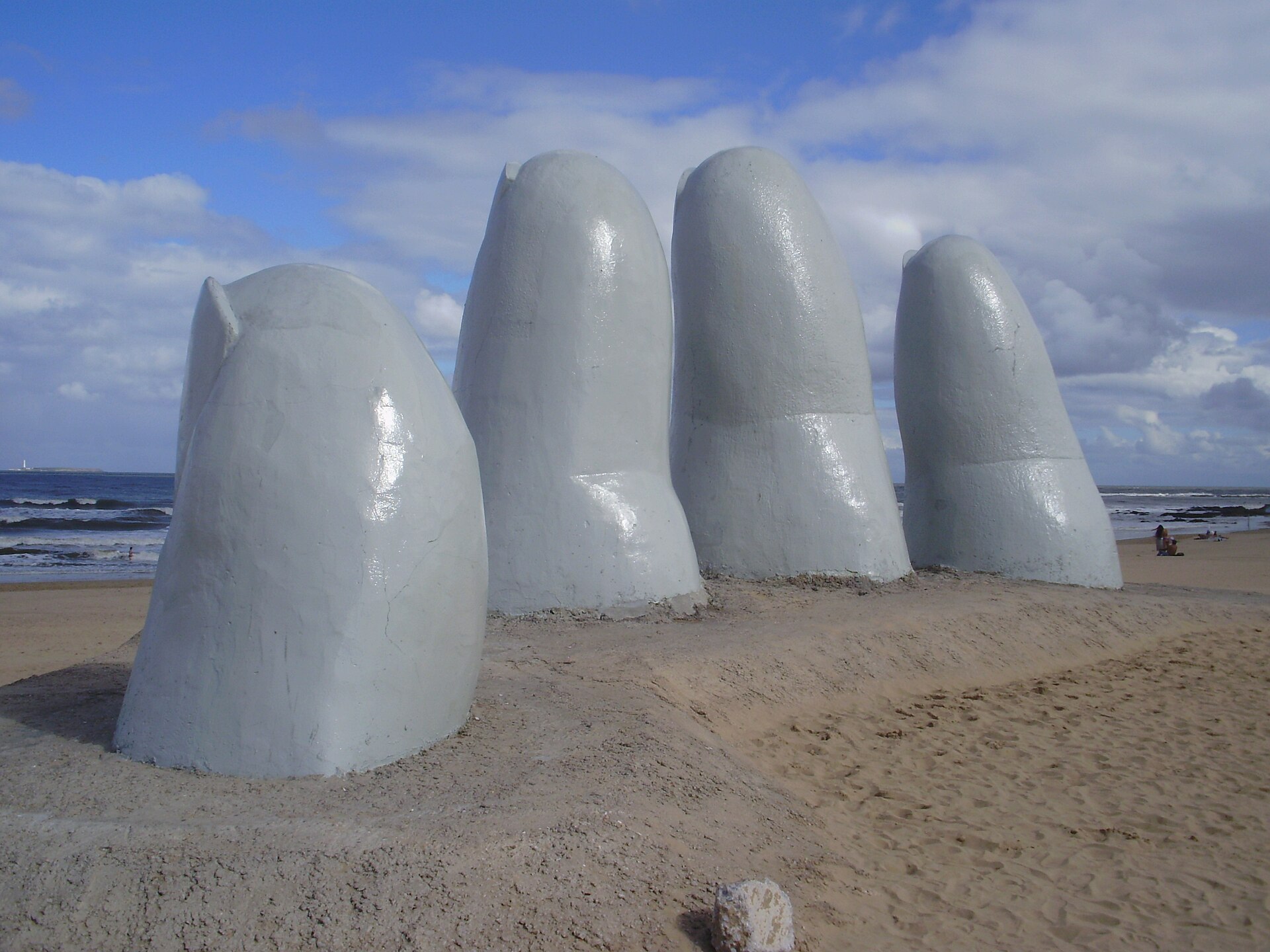 Los Dedos (La Mano) em Punta del Este